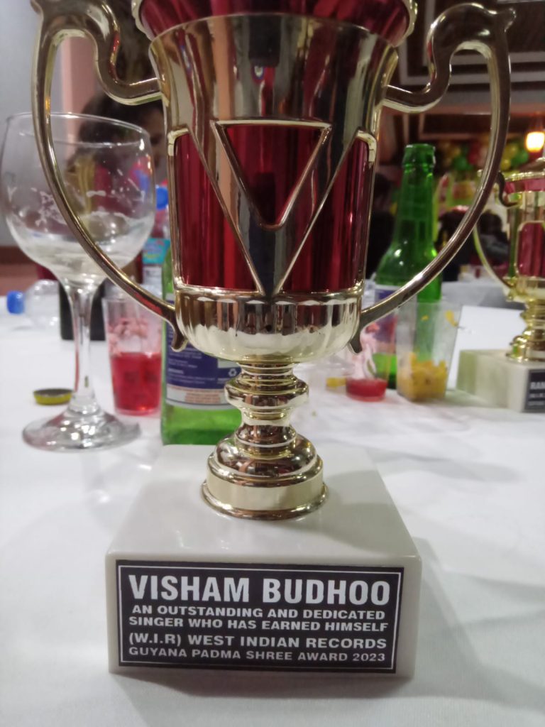 Guyanese Visham Budhoo honored