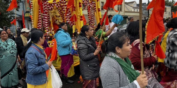 Ganesh Chaturthi Parade in Queens, NY