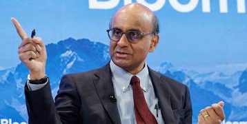 Tharman Shanmugaratnam, chairman of the Monetary Authority of Singapore (MAS), during a panel session on day two of the World Economic Forum (WEF) in Davos, Switzerland, on Wednesday, Jan. 18, 2023. The annual Davos gathering of political leaders, top executives and celebrities runs from January 16 to 20. Photographer: Stefan Wermuth/Bloomberg via Getty Images