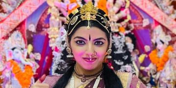 Davina Singh Impresses at Navrati 2023 in Queens, America