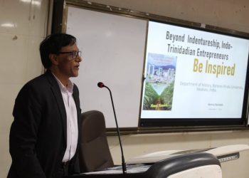 Indian Caribbeans at BHU Book Launch