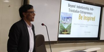 Indian Caribbeans at BHU Book Launch