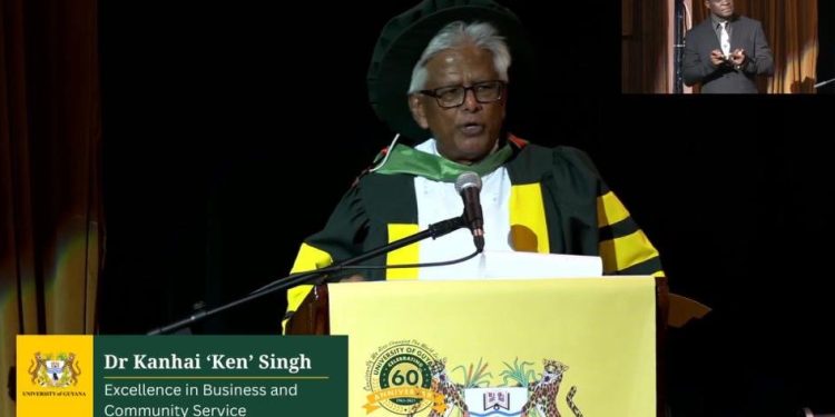 Guyanese Canadian Ken Singh Honored with Doctorate