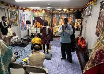 Shiva Purana Yagyna in Little Trinidad, Richmond Hill, NY, America