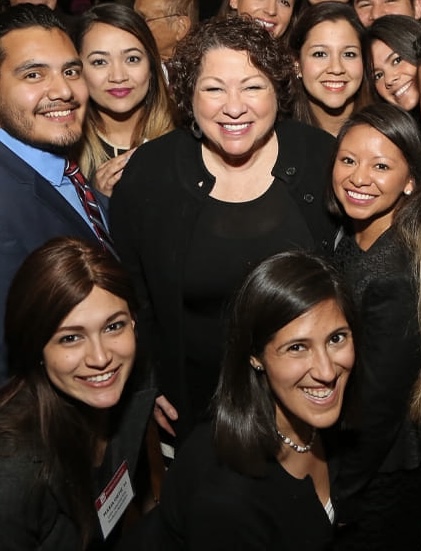 Pix taken from university college photos! Group with Judge Sotomayor!