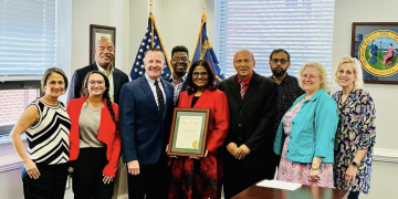 Indo-Guyanese Educator Dr. Julie Jailall, only Guyanese to receive a US State’s Highest Honour for Excellence in Education Leadership