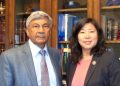 Ashook Ramsaran, US Congresswoman Grace Meng -