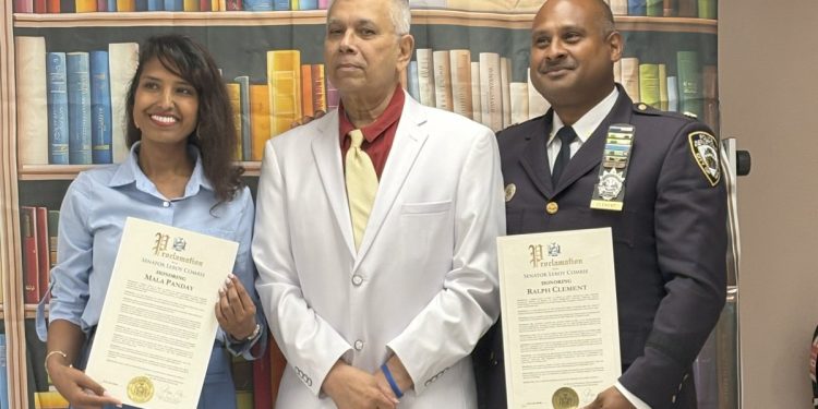 Honorees and DR Dhanpaul