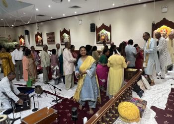 Srimad Bhagwat at Surya Mandir in Queens