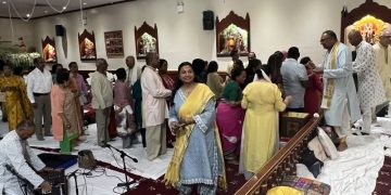 Srimad Bhagwat at Surya Mandir in Queens