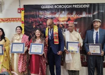 INDO-CARIBBEANS HONORED AT DIWALI CELEBRATION in QUEENS, NEW YORK