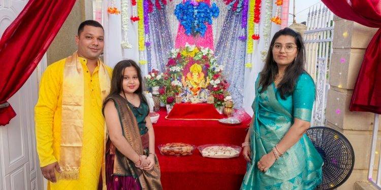Jariwala Family role in Ganesh Chathurthi Celebration in Guyana and observance in NY Diaspora
