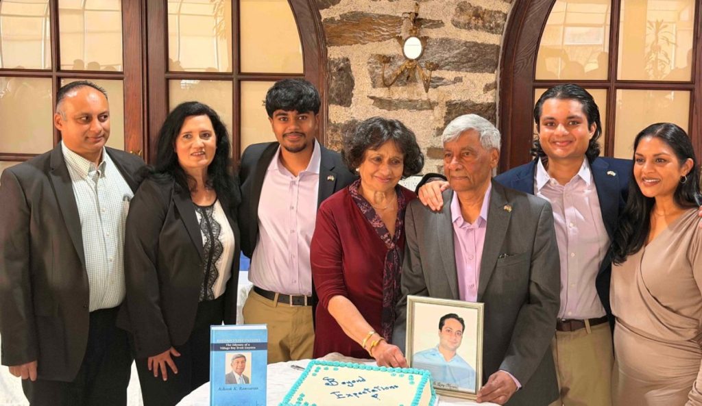 Ramsaran Family at the Book Launch