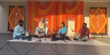 Indo Caribbean Taan Singing in Queens Cultural Concert