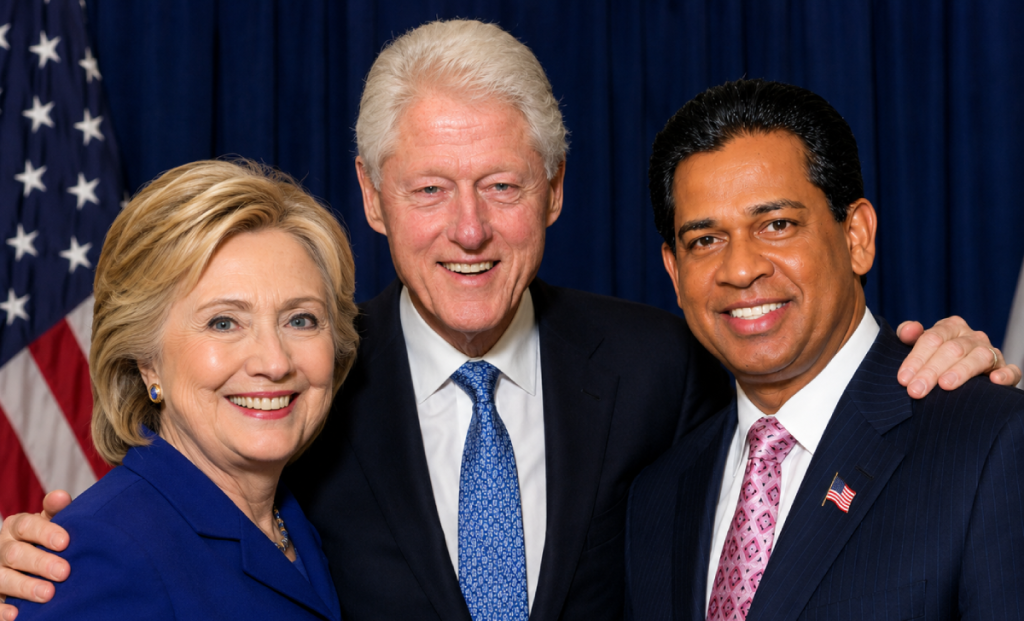 Baldeo, Bill & Hillary Clinton