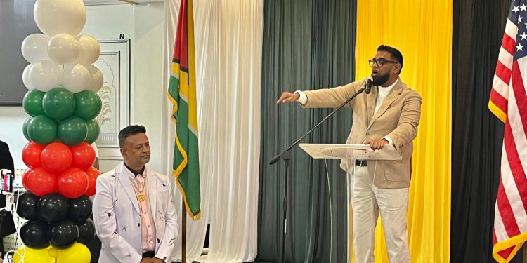 President Ali Recognizes work of NY Guyanese NGO