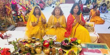 Final Night Navratri Celebrations at Indo Carib Shree Sundar Gopal Mandir in Queens, NY, USA